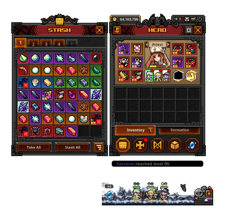 character and stash
